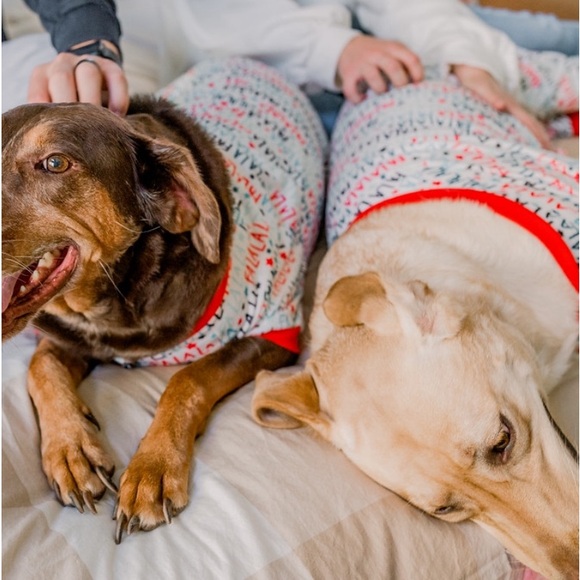 FuzzYard FaLaLaLa Christmas dog pajamas size 6 - Picture 2 of 3